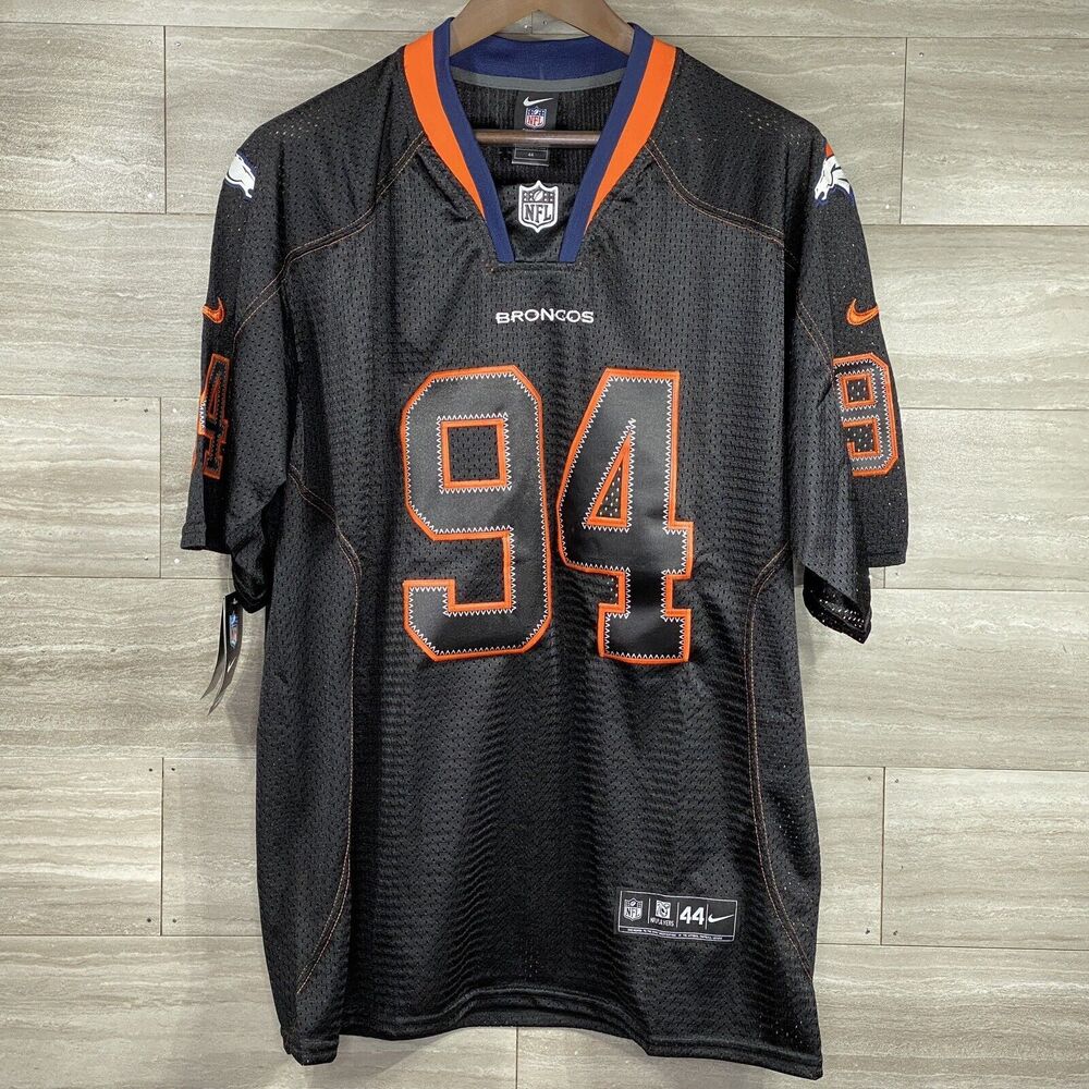 Nike Denver Broncos Limited DeMarcus Ware Jersey #94 Mens 44 Blackout NFL NWT